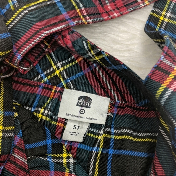 NWOT Harajuku Mini Plaid Romper - Picture 3 of 4
